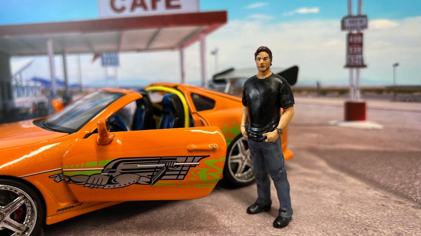 1/24 Fast & Furious Movie Super Detailed Toyota Supra Die-Cast Brian Paul Walker