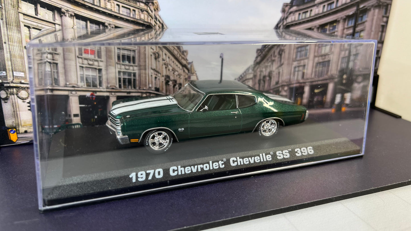 GREENLIGHT 1/43 CHEVROLET - CHEVELLE SS 396 COUPE 1970 - JOHN WICK MOVIE II
