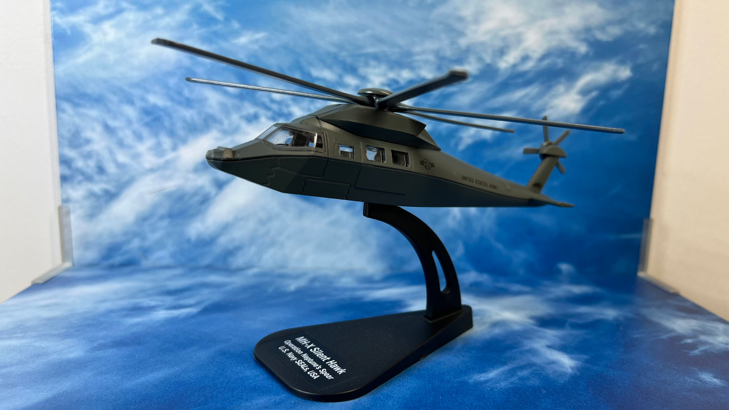 Italeri 1:100 Die-Cast MH-X Silent Hawk Operation Neptune's Spear US Navy SEALs