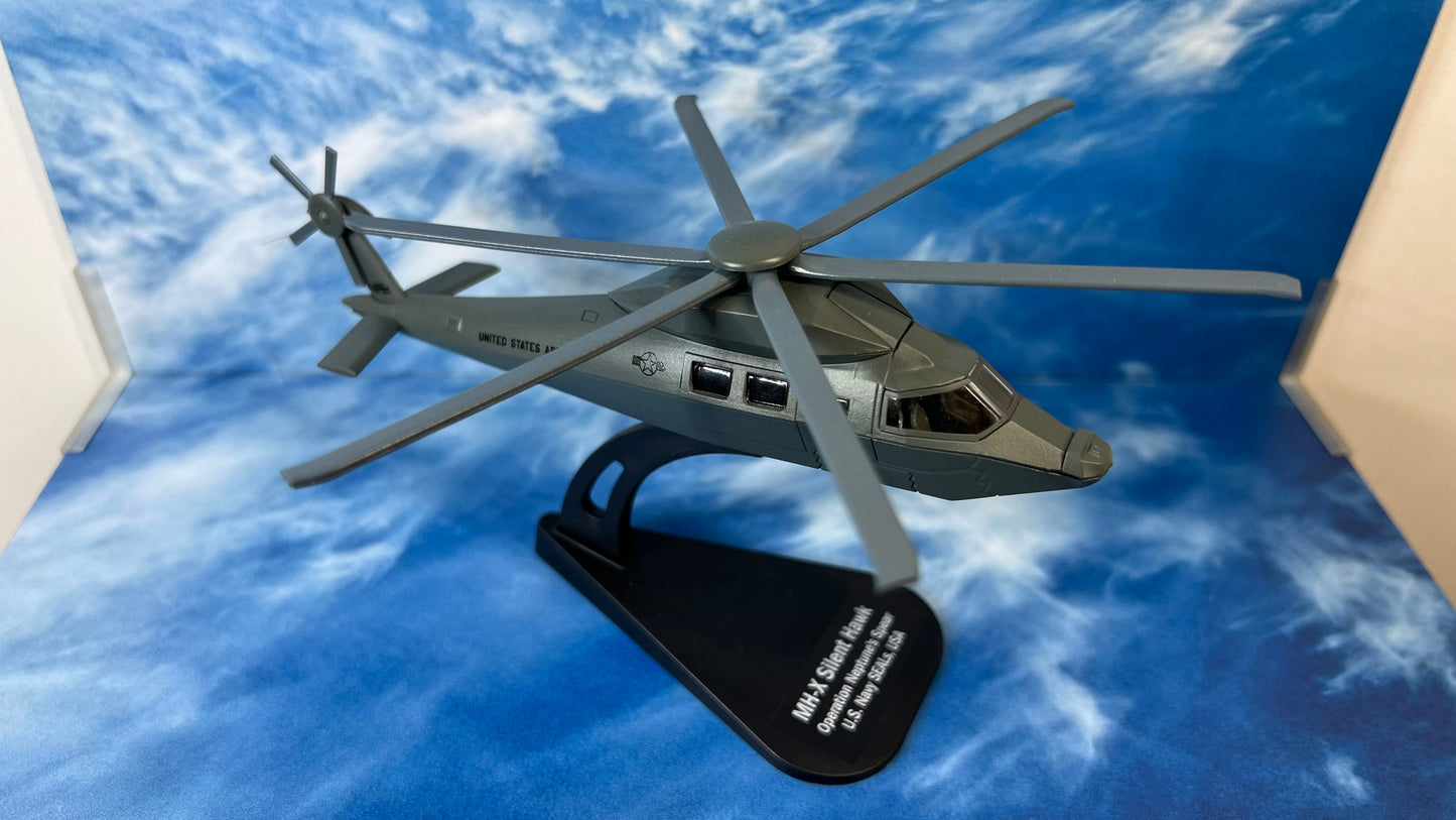 Italeri 1:100 Die-Cast MH-X Silent Hawk Operation Neptune's Spear US Navy SEALs