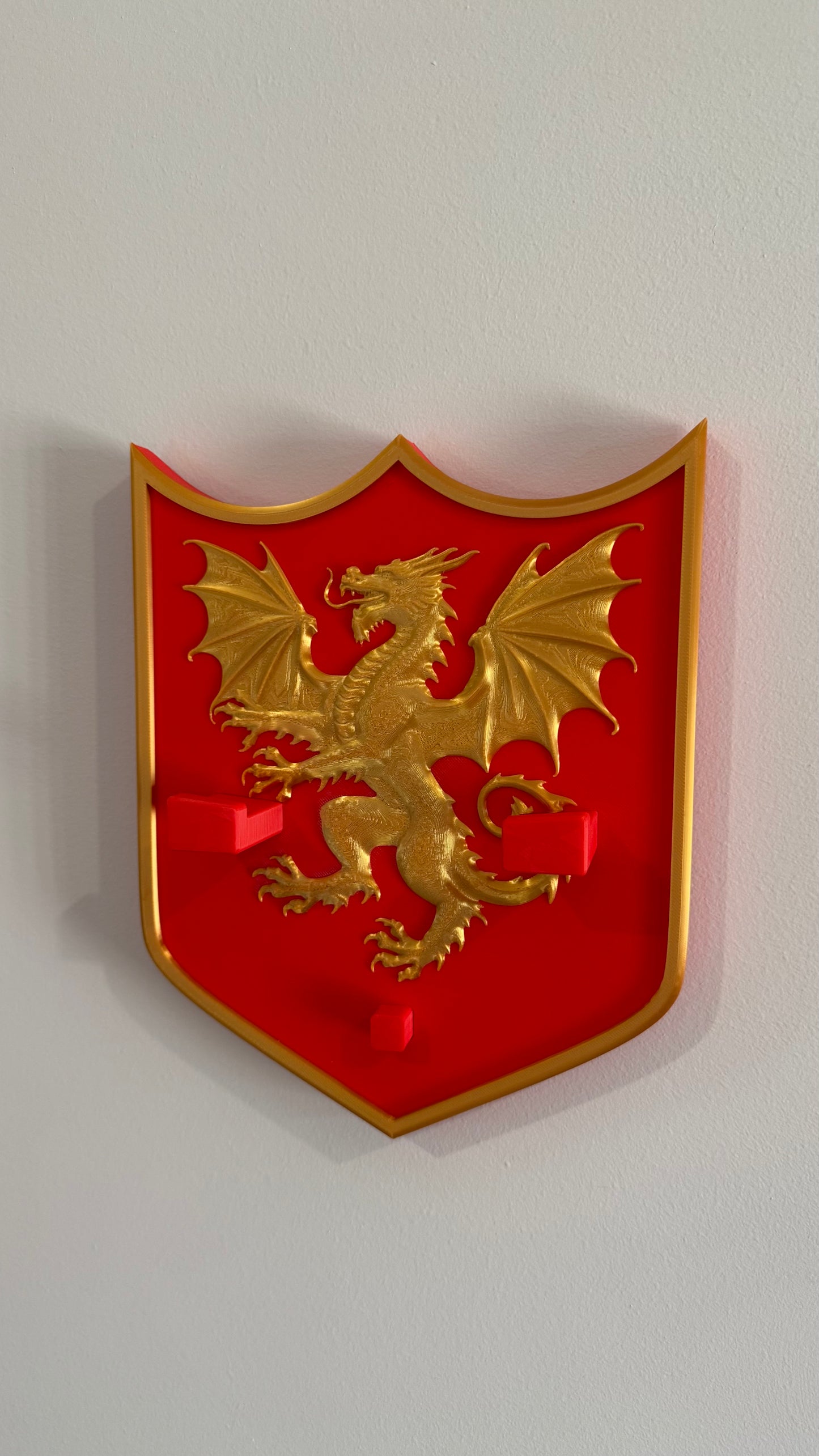 Cosplay King Arthur Excalibur Sword w/ Shield Wall Display Stand 1.05m long!