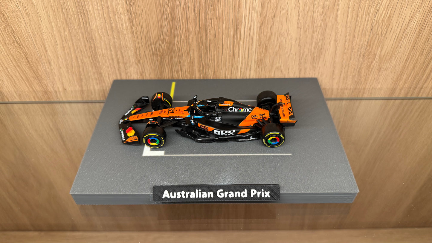 1/43 McLaren F1 #81 Oscar Piastri 2025 Australian Grand Prix Starting Grid Special Edition