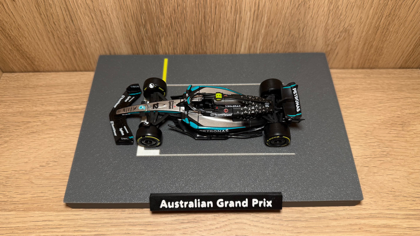 1/43 AMG Petronas F1 #12 Kimi Antonelli 2025 Australian Grand Prix Starting Grid Special Edition