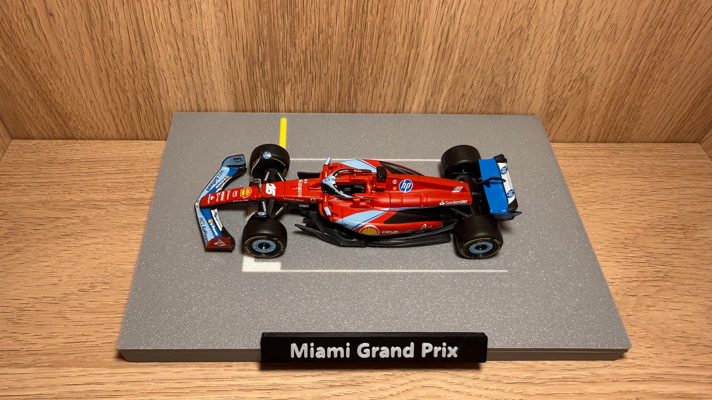 1/43 Ferrari F1 #16 Charles Leclerc 2024 Miami Grand Prix Starting Grid Special Edition