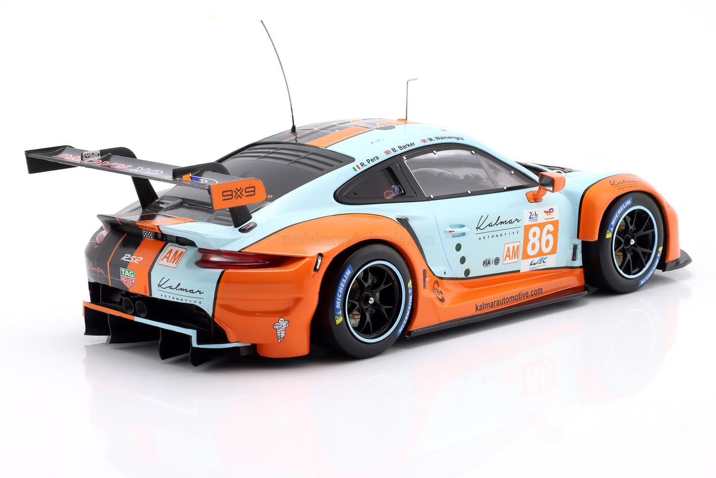 IXO-MODELS - 1/18 - PORSCHE - 911 991-2 RSR-19 4.2L TEAM GR RACING GULF N 86 24h LE MANS 2023 BEN BARKER - RICCARDO PERA - MICHAEL WAINWRIGHT