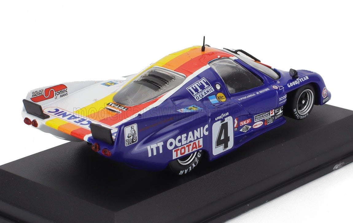 1/43 Atlas IXO Edition RONDEAU - M379 3.0L V8 TEAM J.RONDEAU N 4 24h LE MANS 1979 JEAN PIERRE BELTOISE - HENRI PESCAROLO - WHITE RED BLUE