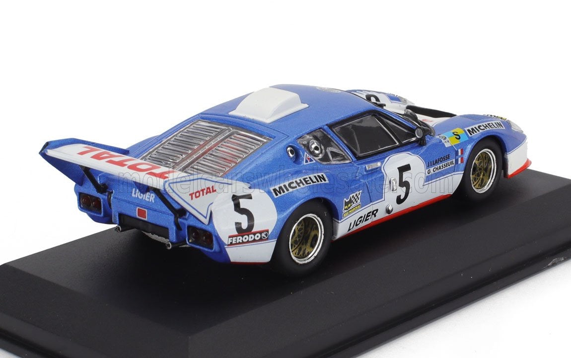 1/43 Atlas IXO Edition LIGIER - JS2 3.0L V8 TEAM AUTOMOBILES LIGIER GITANES N 5 2nd 24h LE MANS 1975 JEAN LOUIS LAFOSSE - GUY CHASSEUIL - BLUE WHITE