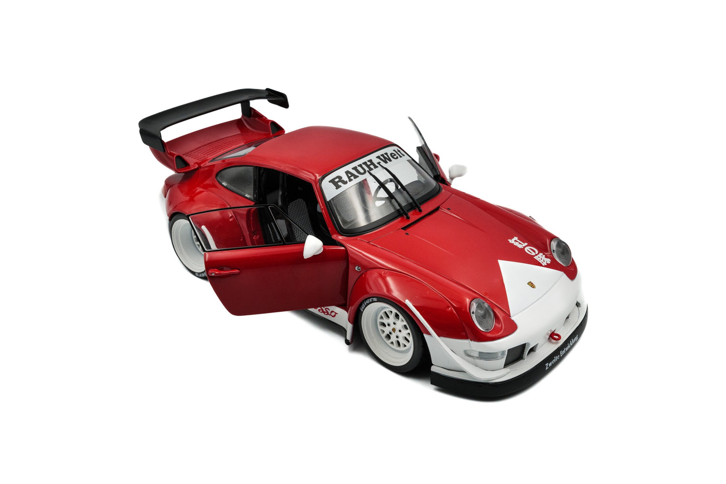 SOLIDO - 1/18 - PORSCHE - 911 993 RWB BODYKIT PORCO ROSSO COUPE 2020
