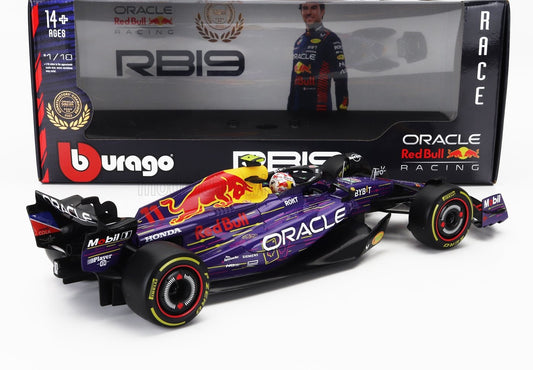 1/18 EXCLUSIVE DIE-CAST BURAGO - 1/18 - RED BULL - F1 RB19 TEAM ORACLE RED BULL RACING N 11 3rd LAS VEGAS USA GP 2023 SERGIO PEREZ