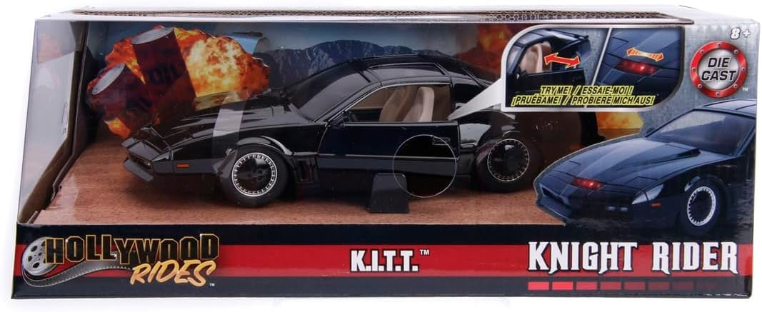 1/24 JADA PONTIAC - FIREBIRD TRANS-AM - SUPERCAR - KNIGHT RIDER - KITT - BLACK