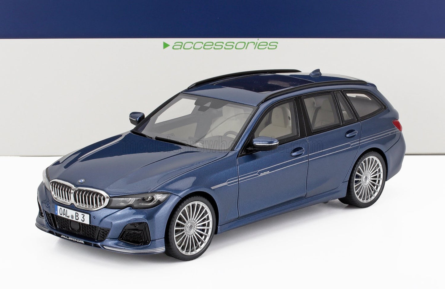 1/18 GT-SPIRIT BMW - 3-SERIES ALPINA B3 TOURING SW STATION WAGON (G21) 2022 - BLUE METALLIC LIMITED EDITION