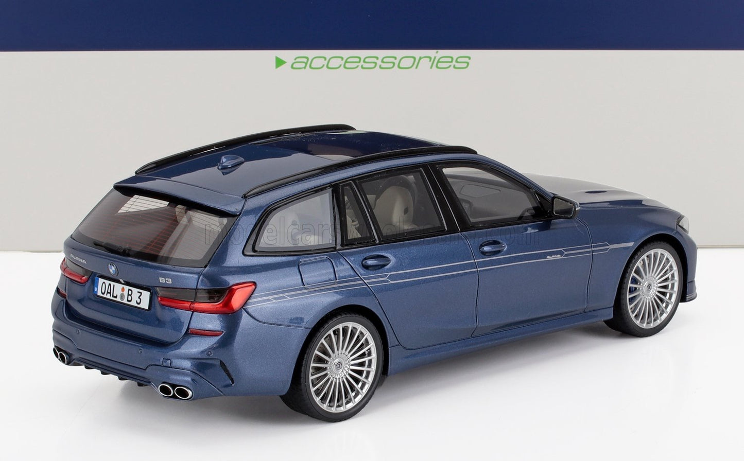 1/18 GT-SPIRIT BMW - 3-SERIES ALPINA B3 TOURING SW STATION WAGON (G21) 2022 - BLUE METALLIC LIMITED EDITION