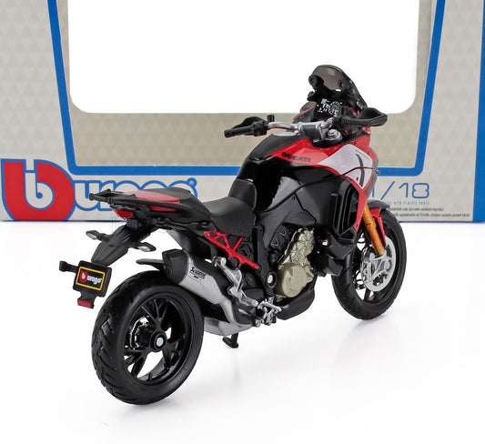 Maisto 1:18 DUCATI - MULTISTRADA V4 2022 - RED WHITE BLACK