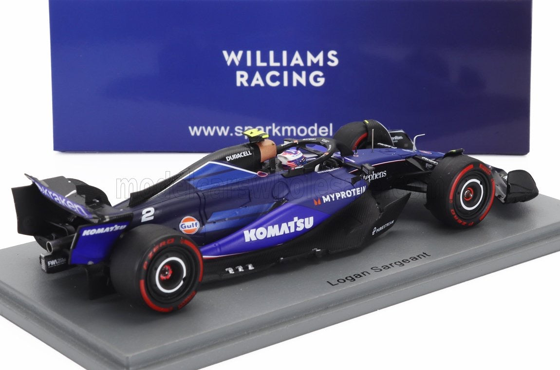 1/43 SPARK WILLIAMS - F1 FW46 TEAM WILLIAMS RACING N 2 EMILIA ROMAGNA ITALY GP 2024 LOGAN SARGEANT