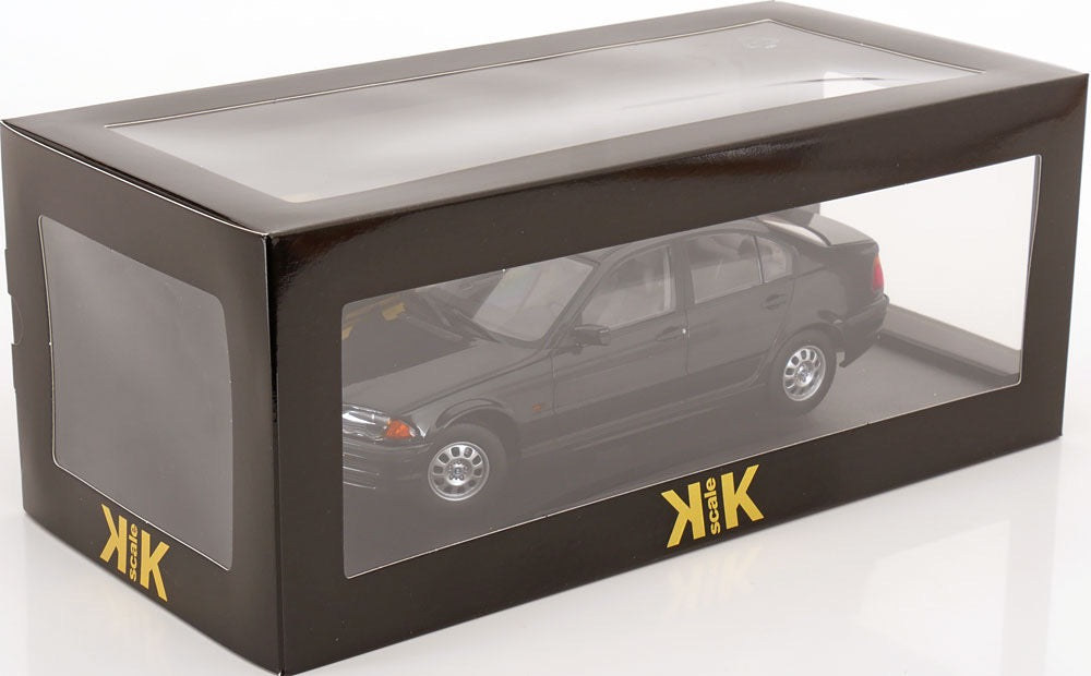1/18 KK-SCALE BMW - 3-SERIES (E46) Sedan 1999 - LIGHT BLACK MET Limited Edition