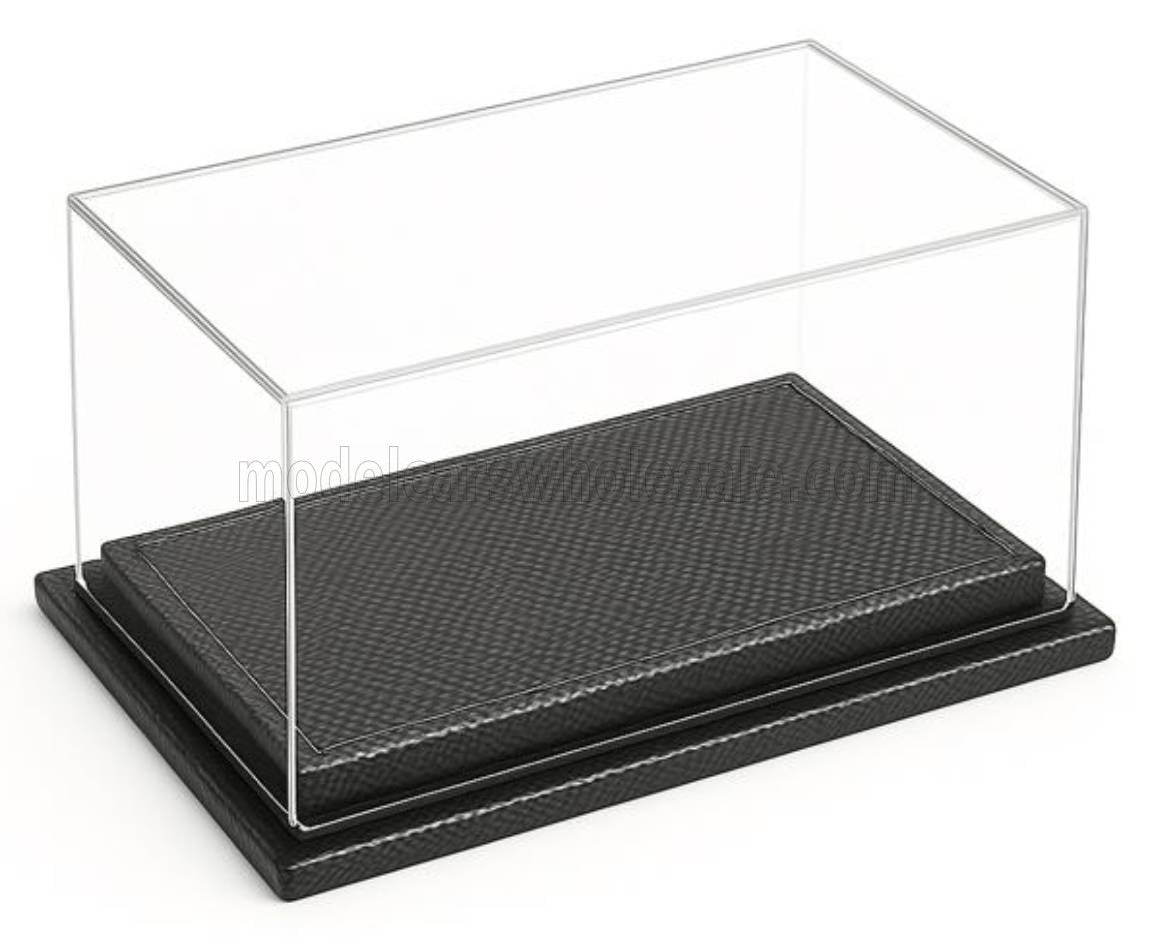 1/2 ATLANTIC MINI HELMET DISPLAY BOX MOLHOUSE BASE IN CARBON FIBRE BASE WHITE - ONLY FOR CASCO HELMET - 24.0L X 16.0W X 18.0H cm (INTERIOR HEIGHT cm 16.0) (Copy) (Copy)