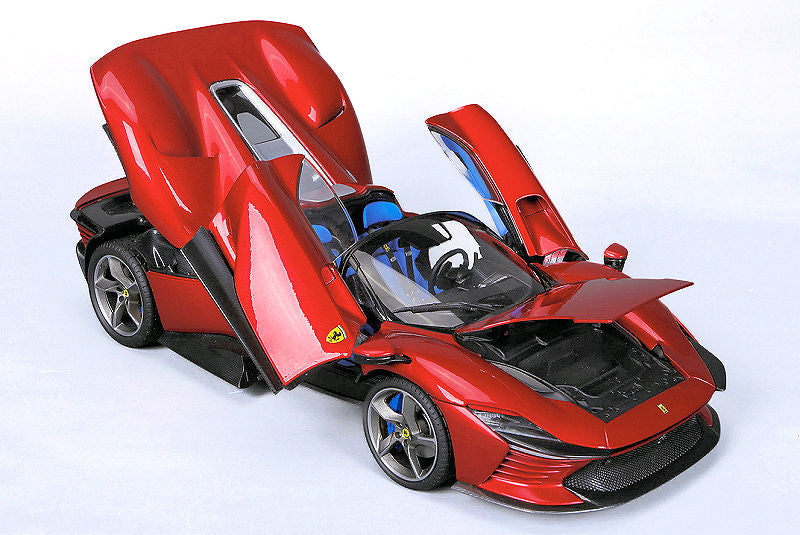 1/18 BURAGO SIGNATURE SERIES FERRARI - DAYTONA SP3 2022 - ROSSO MAGMA - FULL OPENINGS