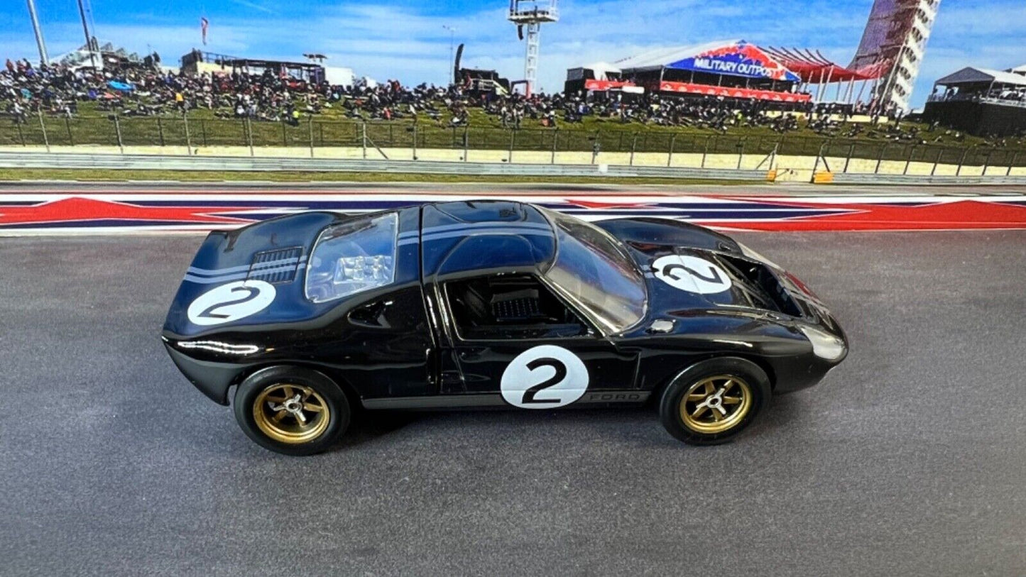 Custom Super Detailed 1:43 Die-Cast Ford GT40 Le Mans 24h 1969 #2 Bruce McLaren