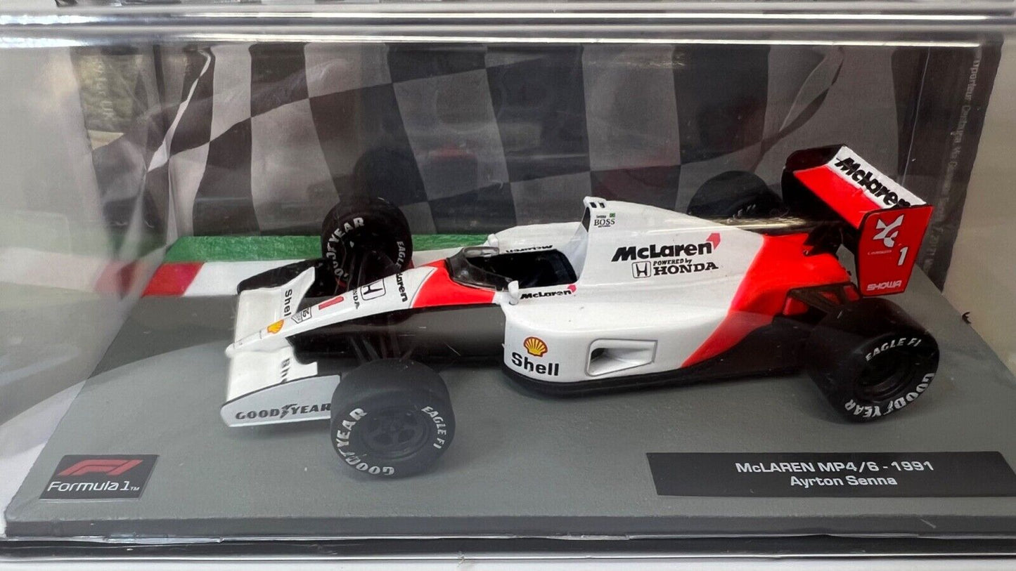 Atlas Collection 1/43 Die-Cast Ayrton Senna F1 Racing History Complete Set X7 McLaren Lotus Toleman