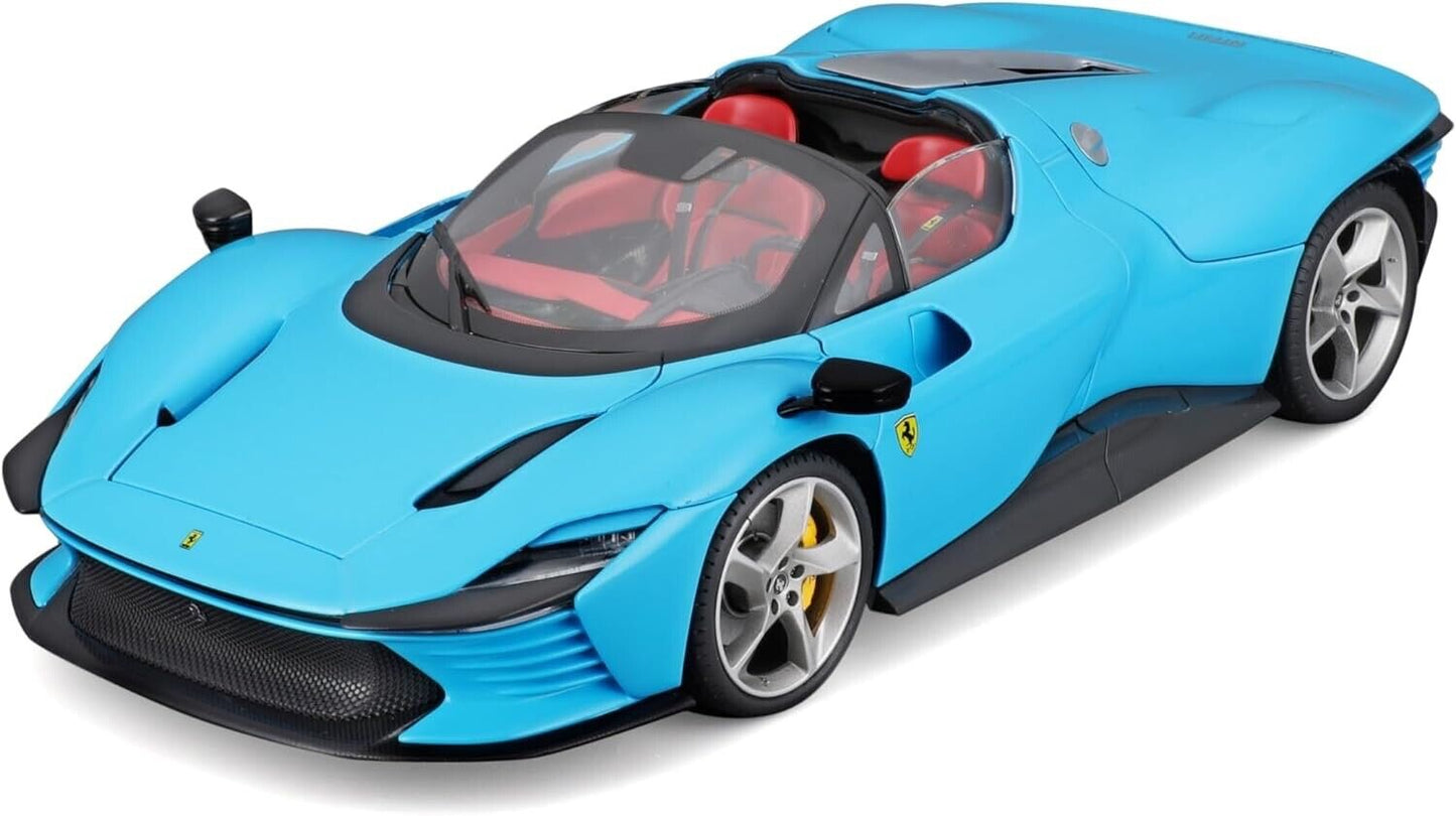 Burago 1/18 Signature Die-Cast Ferrari DAYTONA SP3 TARGA '22 Baby Blue