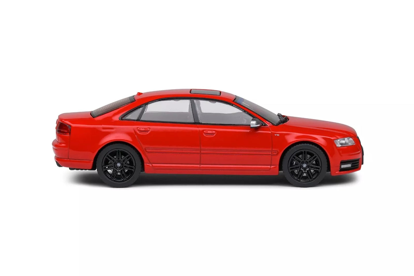 SOLIDO 1/43 AUDI - A8 S8 (D3) 5.2i V10 2010 SUPER SALOON SEDAN - RED IN CASE