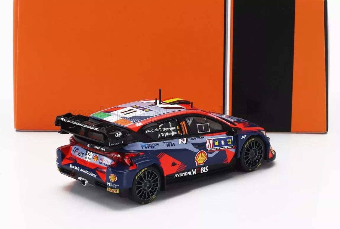 IXO 1/43 HYUNDAI i20 N RALLY1 WRC N 11 WINNER RALLY CENTRAL EUROPEAN NEUVILLE