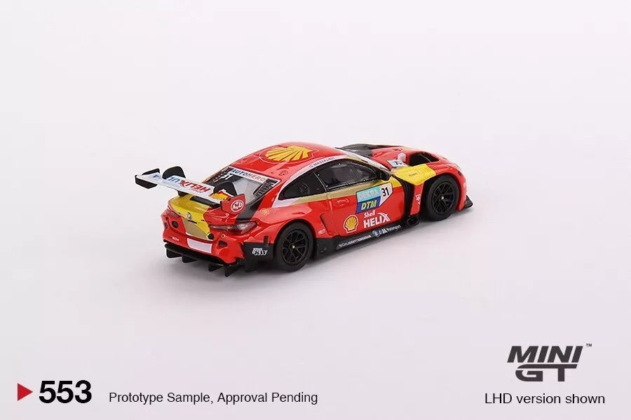 MINI GT 1/64 BMW M4 GT3 #31 Schubert Motorsport Shell 2022 DTM Champion Limited