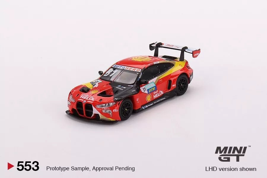 MINI GT 1/64 BMW M4 GT3 #31 Schubert Motorsport Shell 2022 DTM Champion Limited