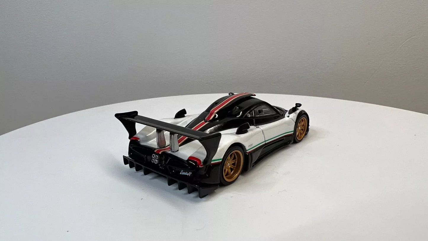 Tarmac Works 1:64 Pagani Zonda R Bianco Benny Pearl White Limited Production!