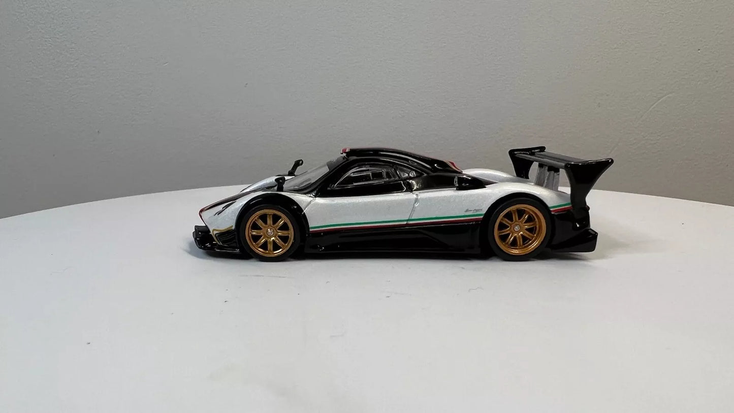 Tarmac Works 1:64 Pagani Zonda R Bianco Benny Pearl White Limited Production!