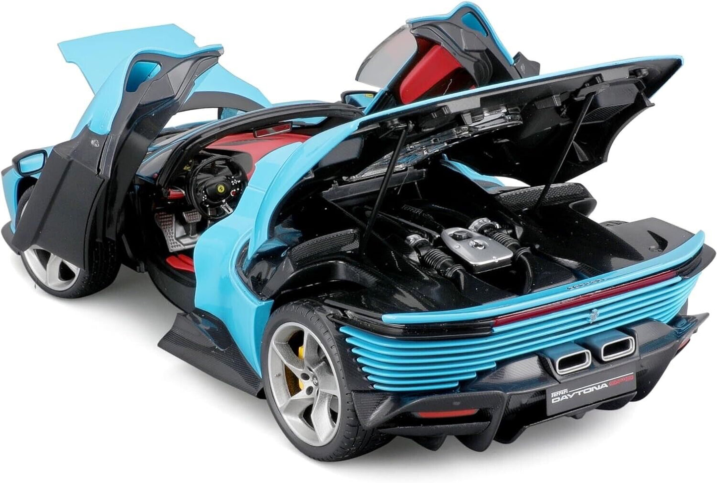 Burago 1/18 Signature Die-Cast Ferrari DAYTONA SP3 TARGA '22 Baby Blue