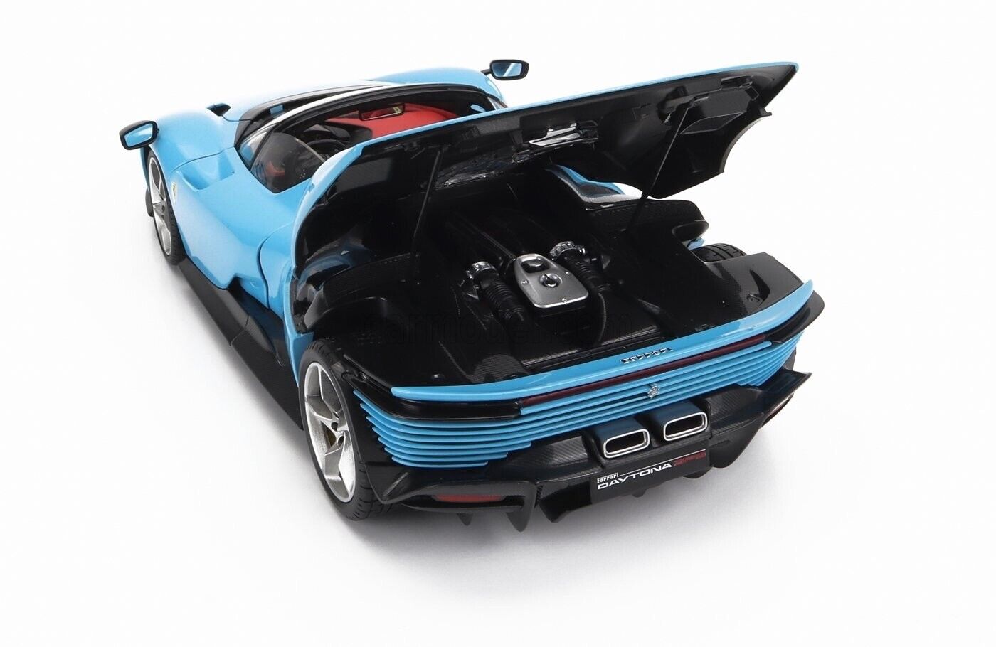 Burago 1/18 Signature Die-Cast Ferrari DAYTONA SP3 TARGA '22 Baby Blue