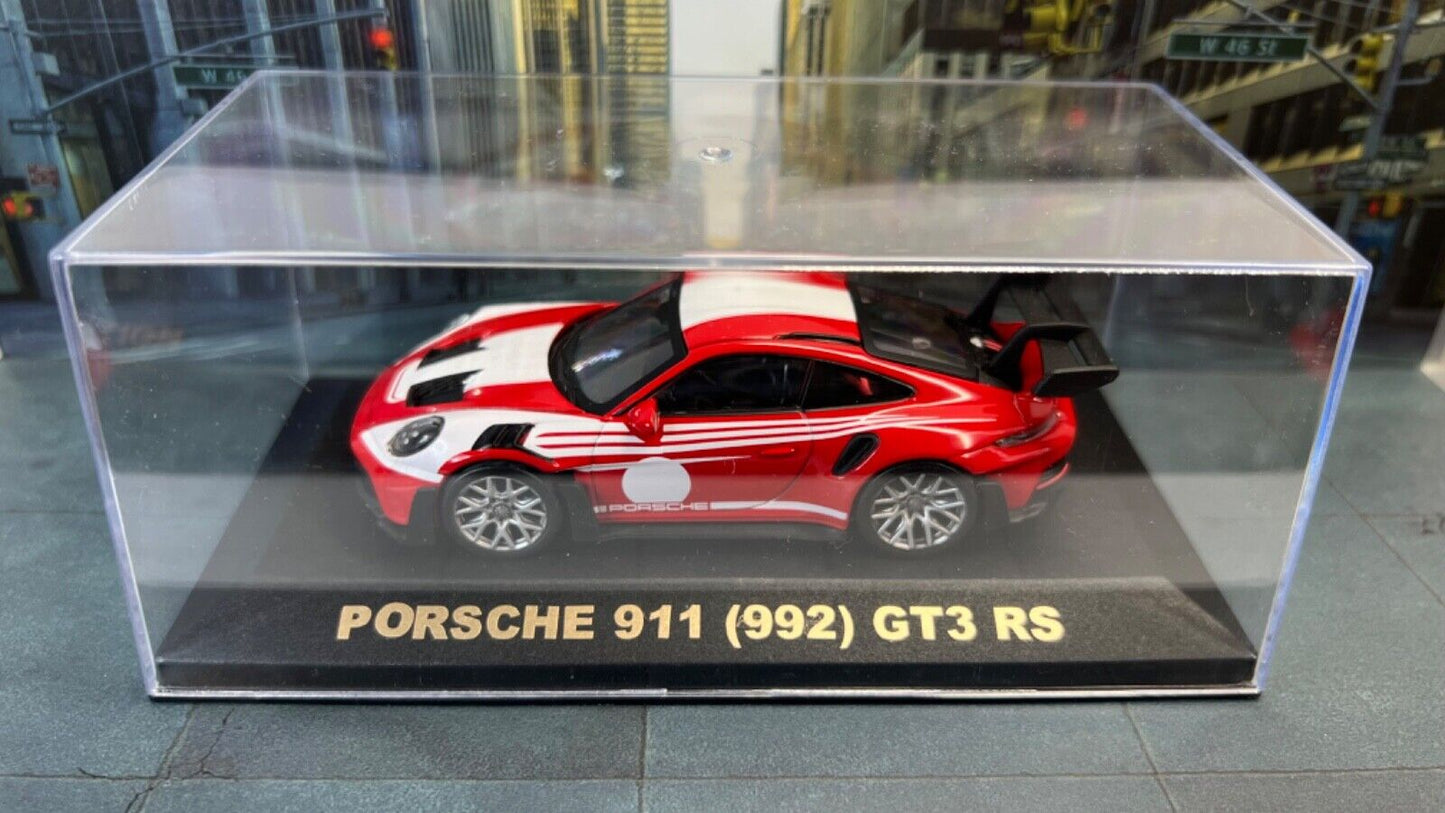 Custom Super Detailed Norev 1:43 Die-Cast Porsche 911 992 GT3 RS Salzburg Livery