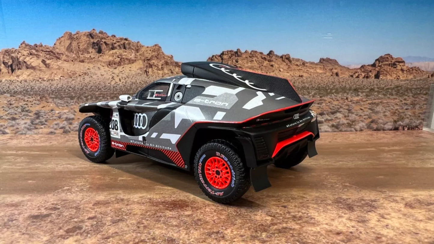 Spark 1/43 Audi RS Q E-Tron #208 S. PETERHANSEL WINNER ABU DHABI CHALLENGE 2022