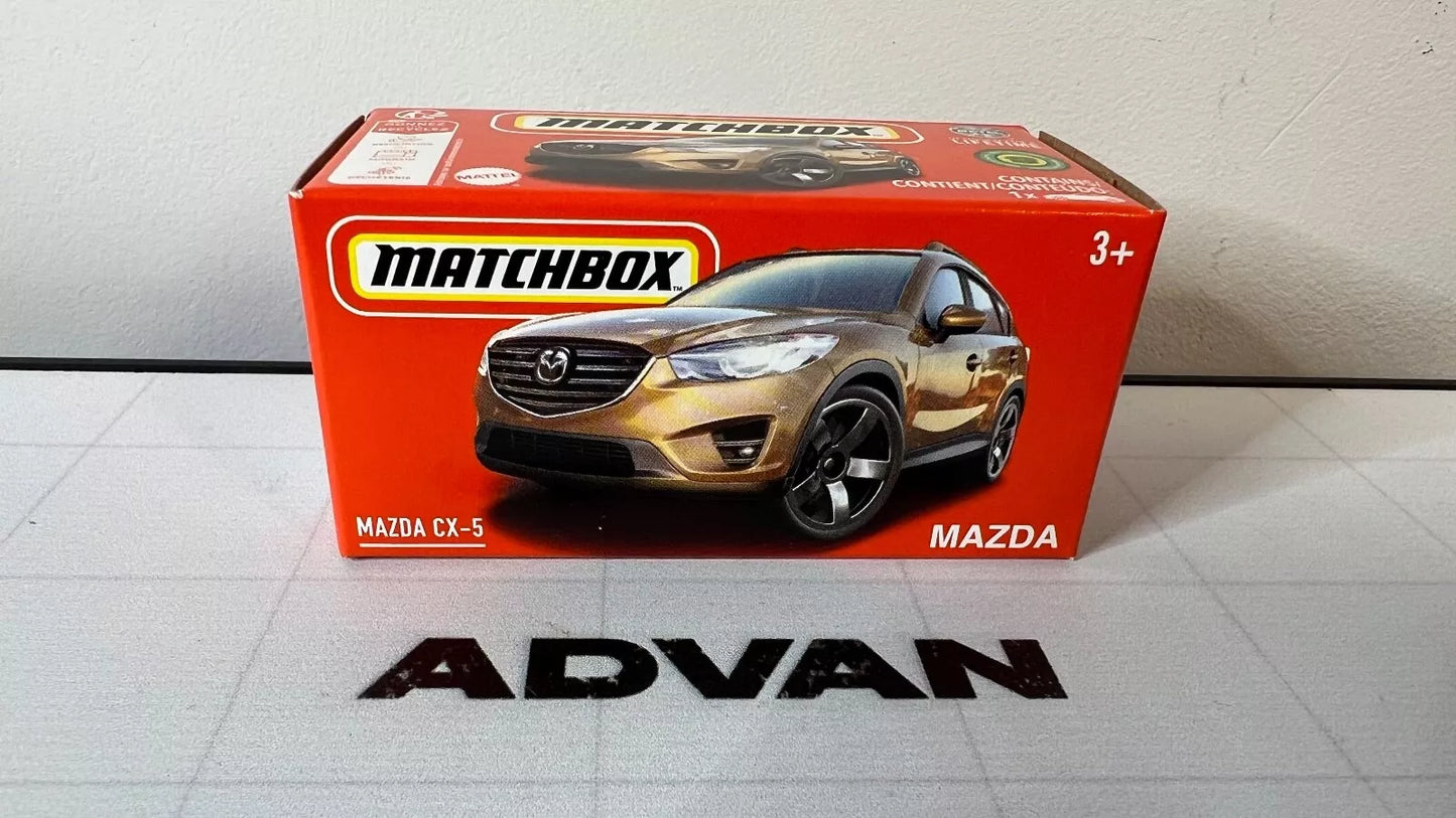 2023 MATCHBOX Power Grab MAZDA CX-5 SUV WAGON GOLD DIE-CAST MODEL CAR