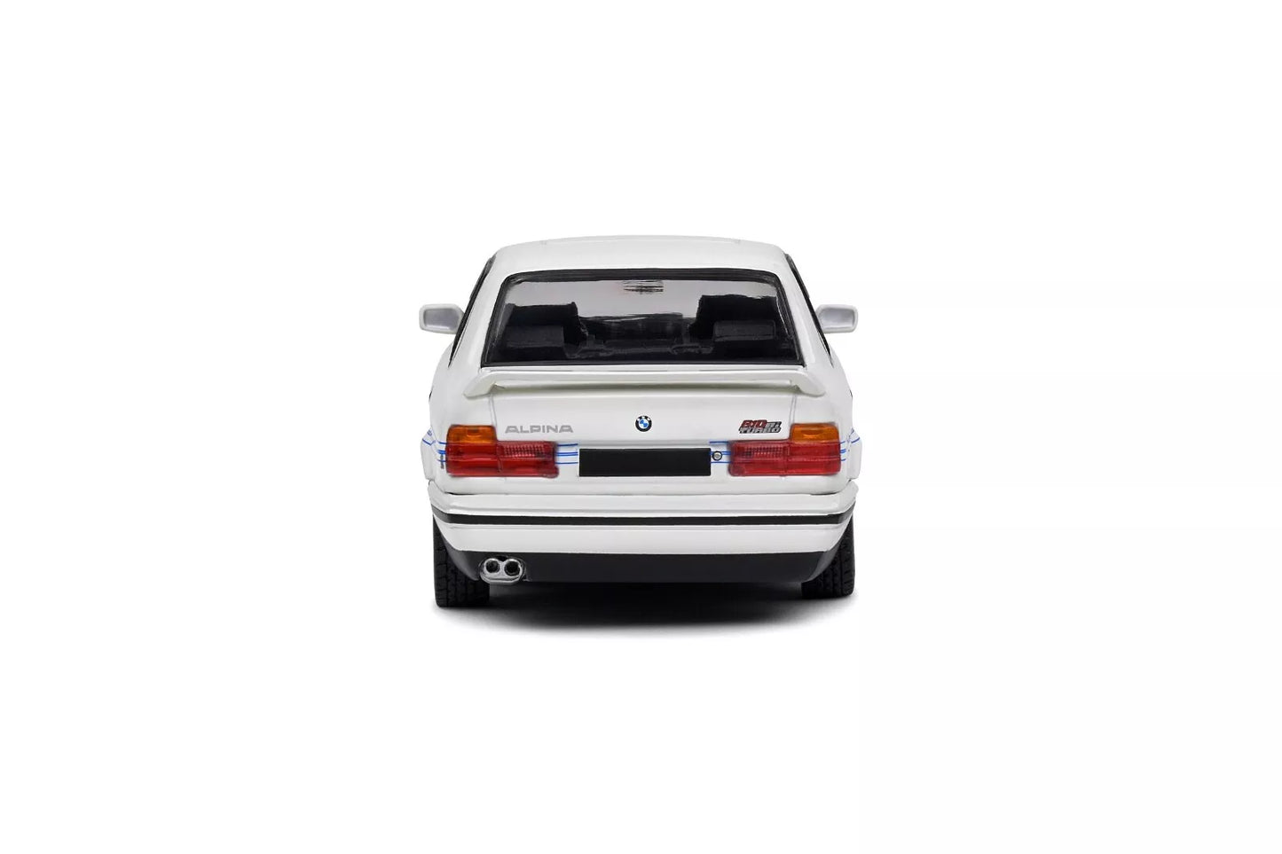 SOLIDO 1/43 DIE-CAST BMW - 5-SERIES ALPINA B10 (E34) 1994 - WHITE BLUE STRIPE