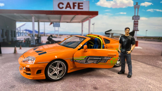 1/24 Fast & Furious Movie Super Detailed Toyota Supra Die-Cast Brian Paul Walker