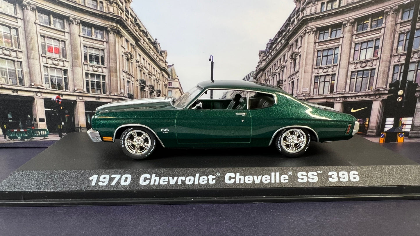 GREENLIGHT 1/43 CHEVROLET - CHEVELLE SS 396 COUPE 1970 - JOHN WICK MOVIE II
