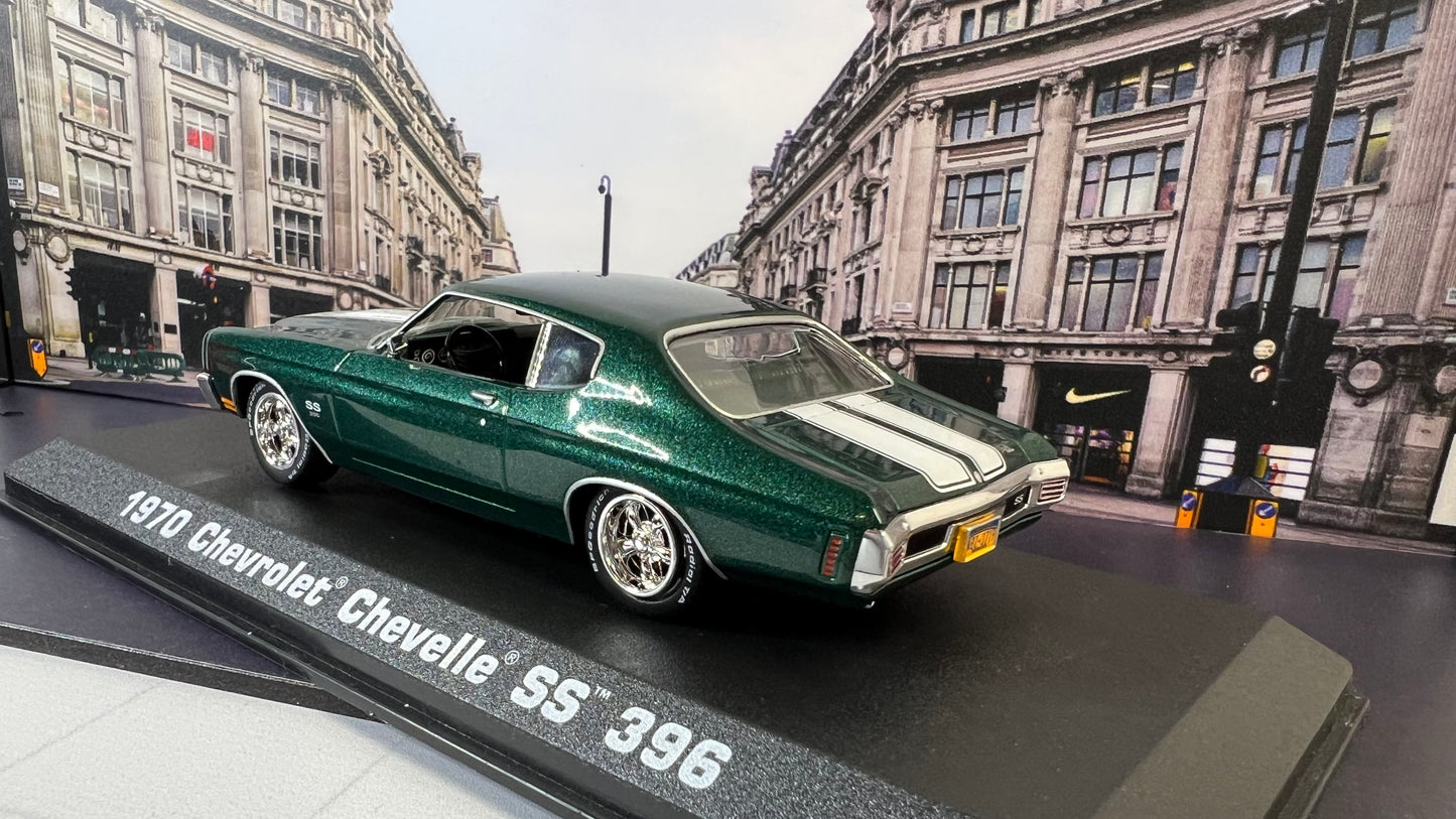 GREENLIGHT 1/43 CHEVROLET - CHEVELLE SS 396 COUPE 1970 - JOHN WICK MOVIE II