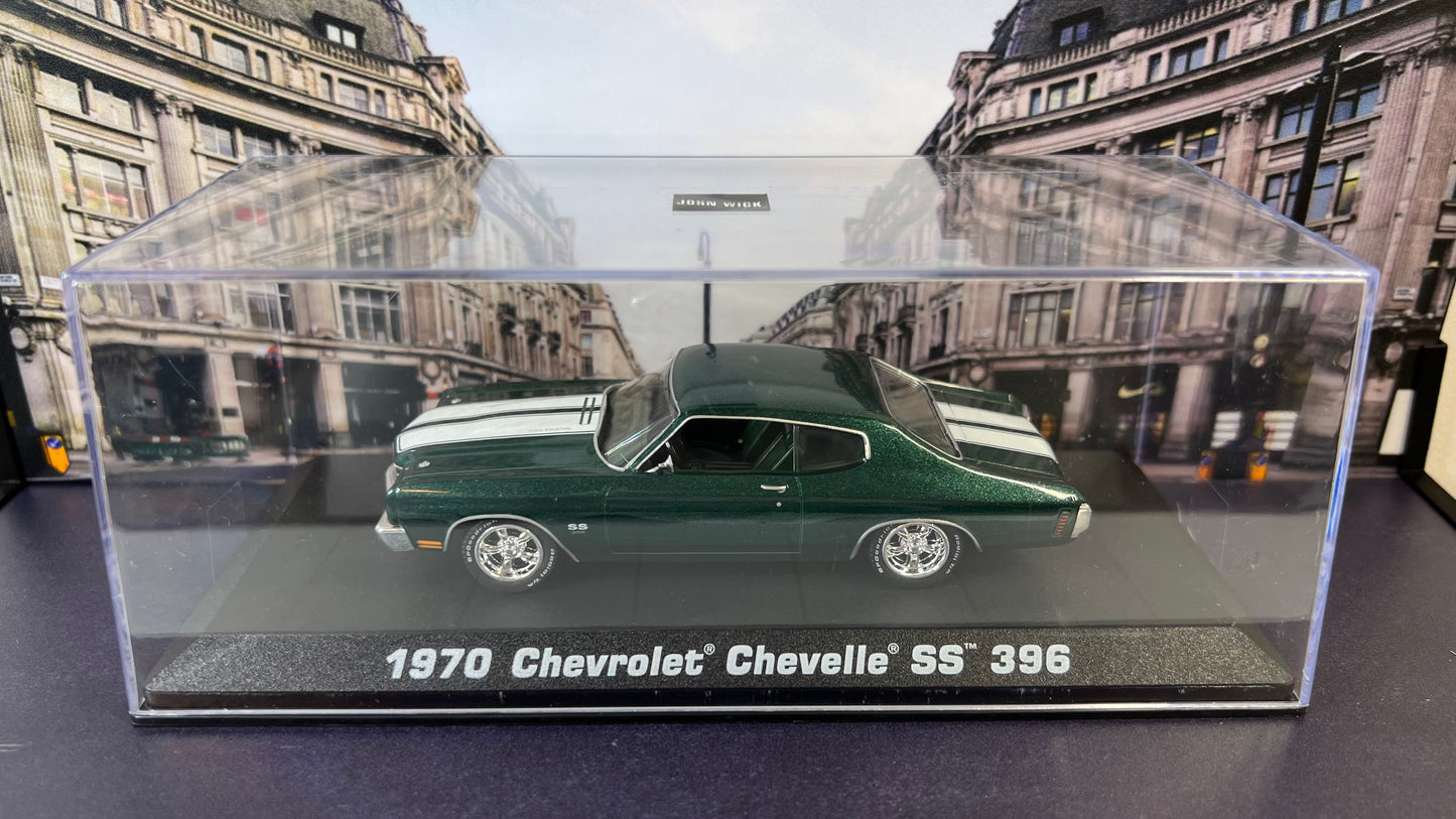 GREENLIGHT 1/43 CHEVROLET - CHEVELLE SS 396 COUPE 1970 - JOHN WICK MOVIE II