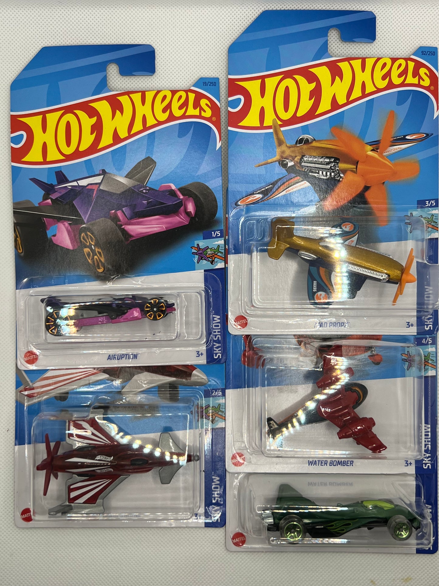 How Wheels 1/64 Mainline 2023 Sky Show Complete Set Incl. Treasure Hunt!