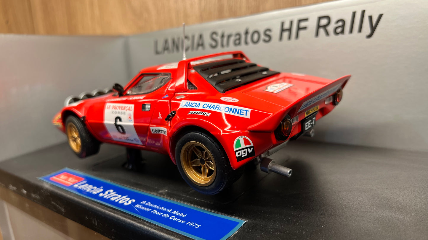 Rare Sun Star 1/18 Die-Cast Lancia Stratos HF Winner Rally Tour de Corse 1975 Darniche Mahe w/ Full Openings & Detailed Engine & Interiors