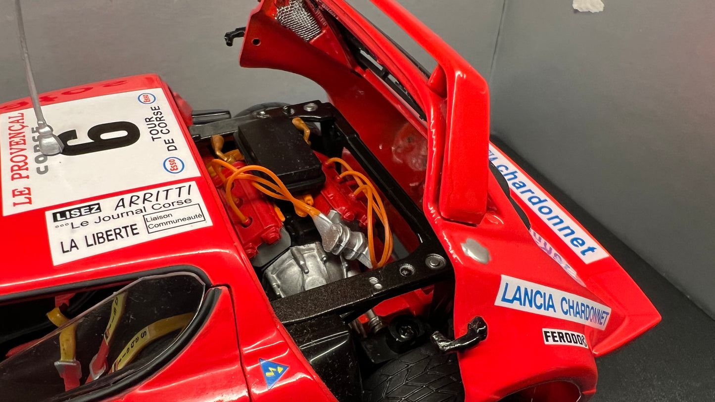 Rare Sun Star 1/18 Die-Cast Lancia Stratos HF Winner Rally Tour de Corse 1975 Darniche Mahe w/ Full Openings & Detailed Engine & Interiors