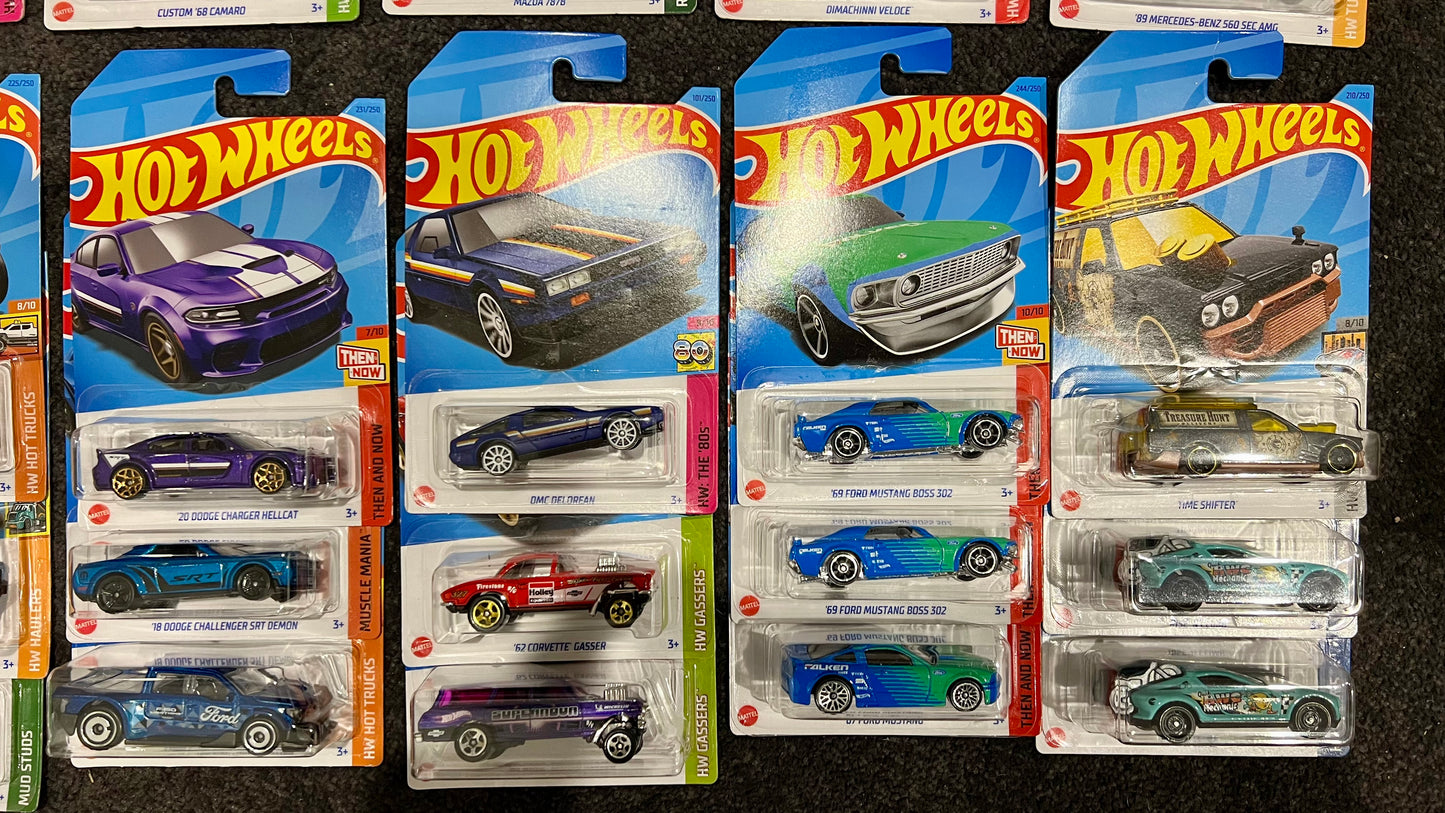 Hot Wheels '22-'23 Select 42 Cars Bulk Box Lot including 3X Treasure Hunts