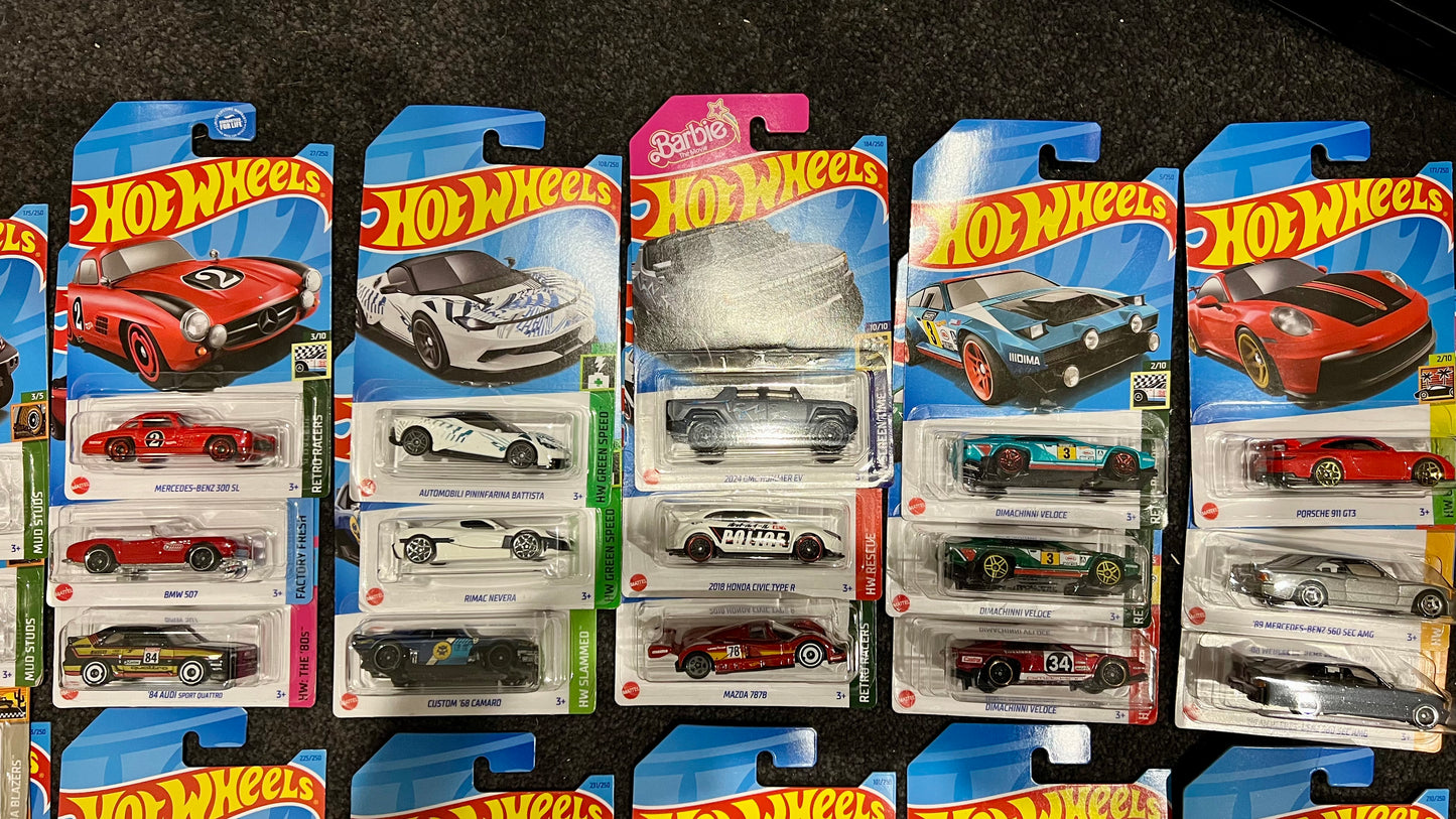 Hot Wheels '22-'23 Select 42 Cars Bulk Box Lot including 3X Treasure Hunts