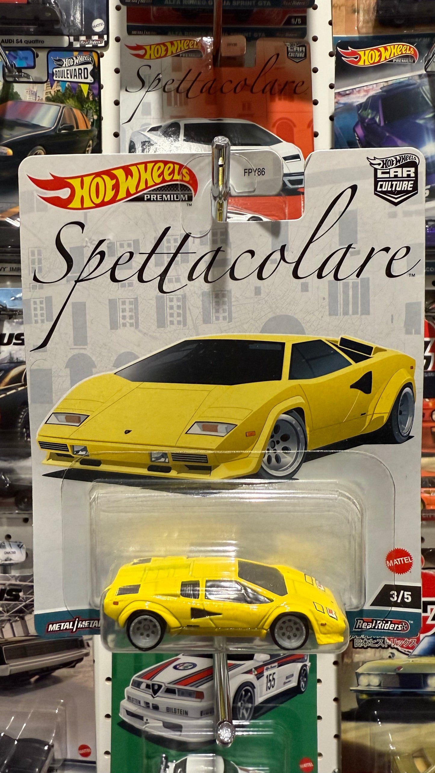 How Wheels 1/64 Premium 2023 Spettacalare Full Set of 5 Lamborghini Alfa Romeo Rare Sold Out Set!