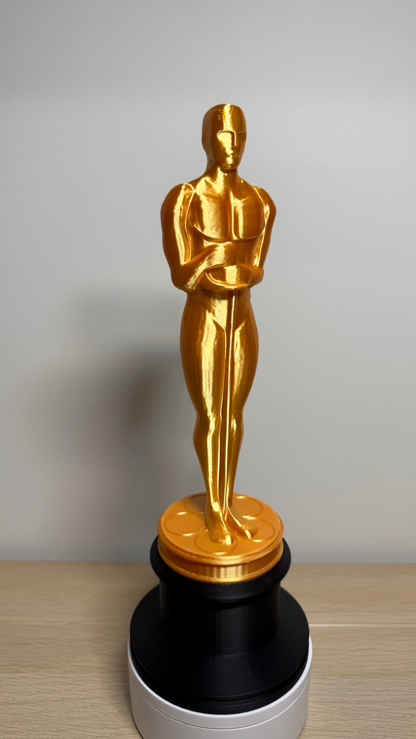 3D Printed Life Size Novelty Replica Academy Award Oscar Statue Trophy 32.5X10.5X10.5cm