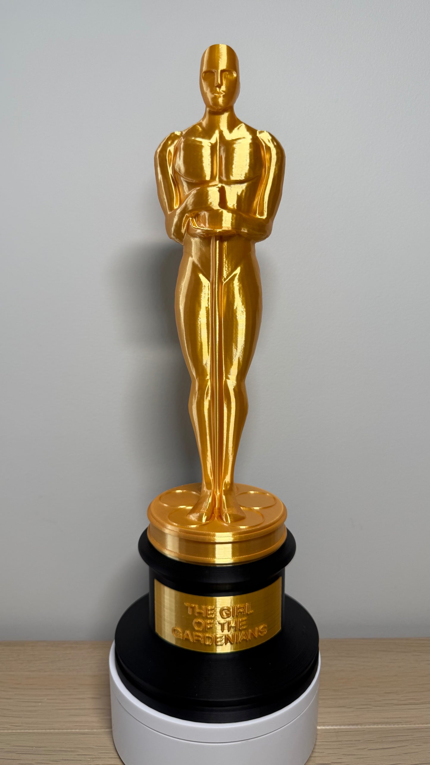 3D Printed Life Size Novelty Replica Academy Award Oscar Statue Trophy 32.5X10.5X10.5cm CUSTOMISABLE!
