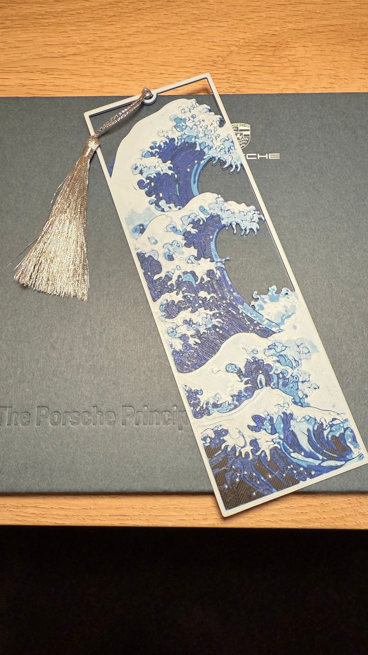 3D Great Wave of Kanagawa Bookmark 18x6