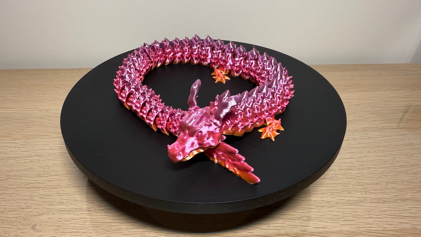 Super Flexi Multicoloured Rainbow Chameleon Dragon Fidget Toys 41.5cm!